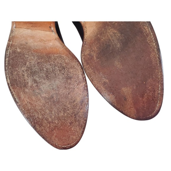 Allen Edmonds Manchester Wingtip Tassel Dress Shoes Loafer Mens 11 E Oxblood Red - Picture 9 of 12